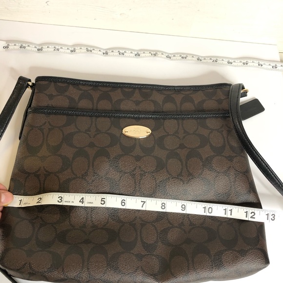 COACH Rowan File Bag In Signature Canvas - Picture 9 of 10